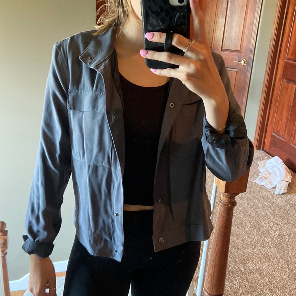 Old Navy Grey Summer Jacket